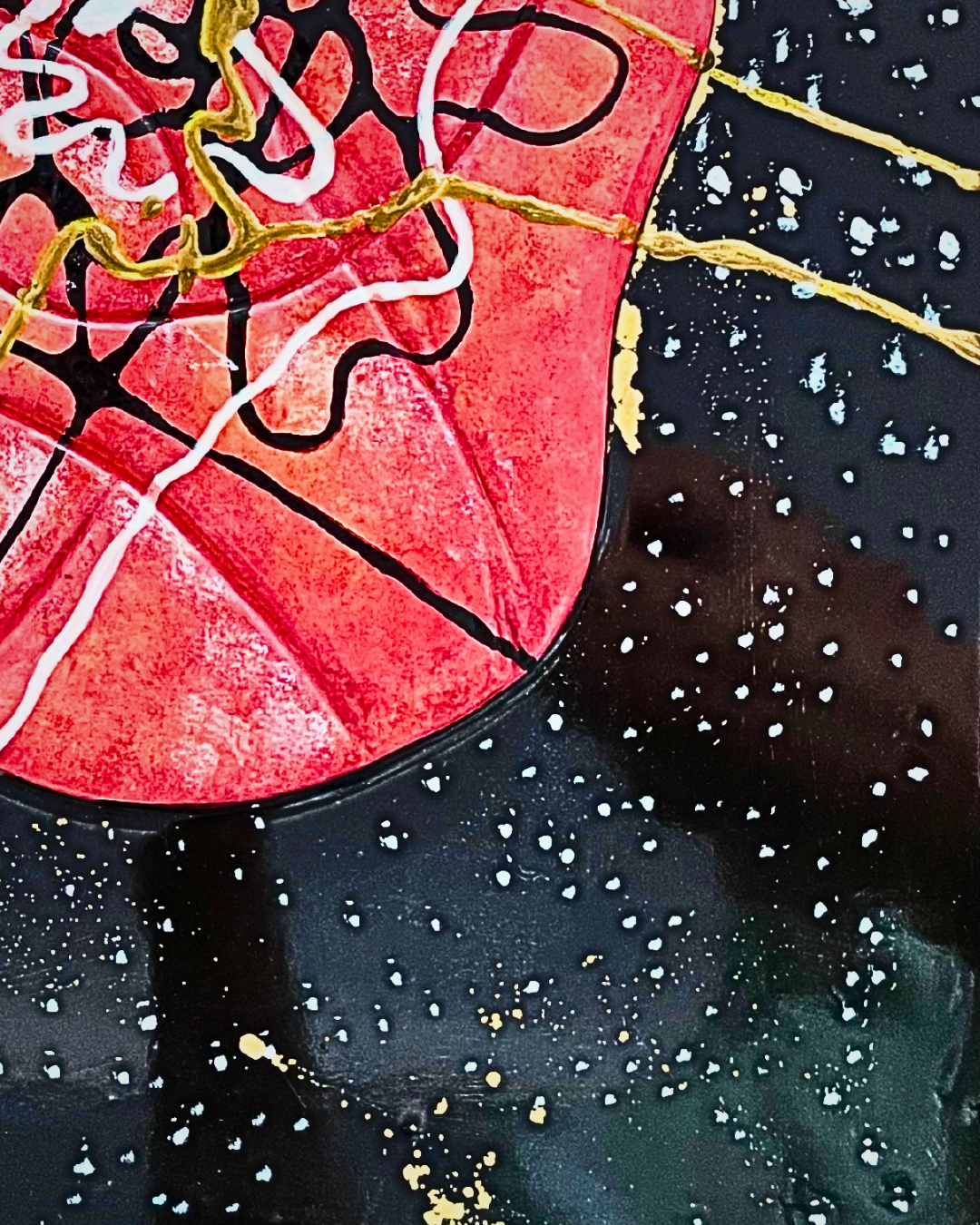 Transcendence Series ‘’Beginning’’ 35 x 43.5 cm Handmade Ceramic & Mixed Media Sculpture