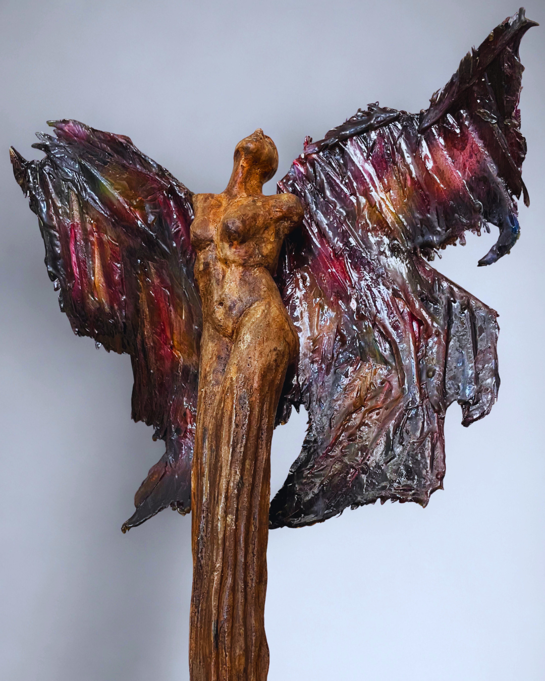 Transformation 2  - 64 x 46 x 35 cm Handmade Ceramic & Mixed Media Sculpture