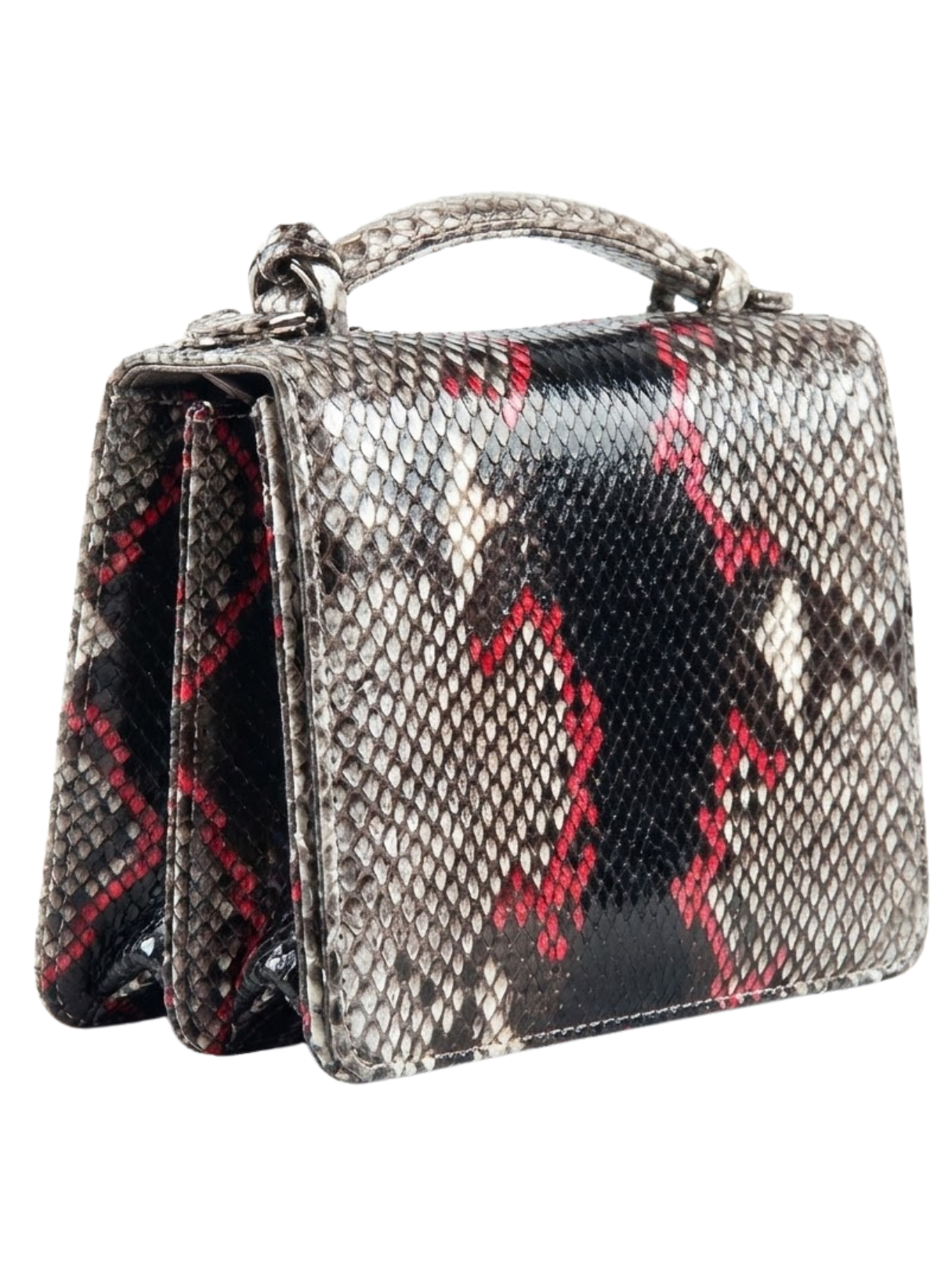 Annapolis Italian Python Leather Handbag