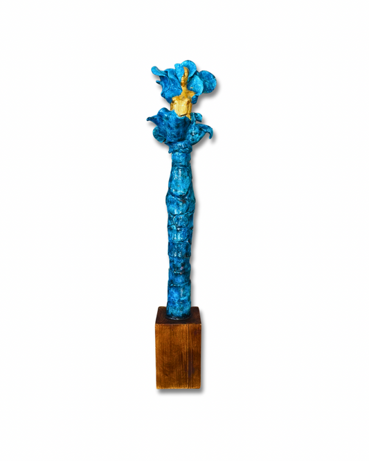 Lotus of Hope Handmade Ceramic Sculpture