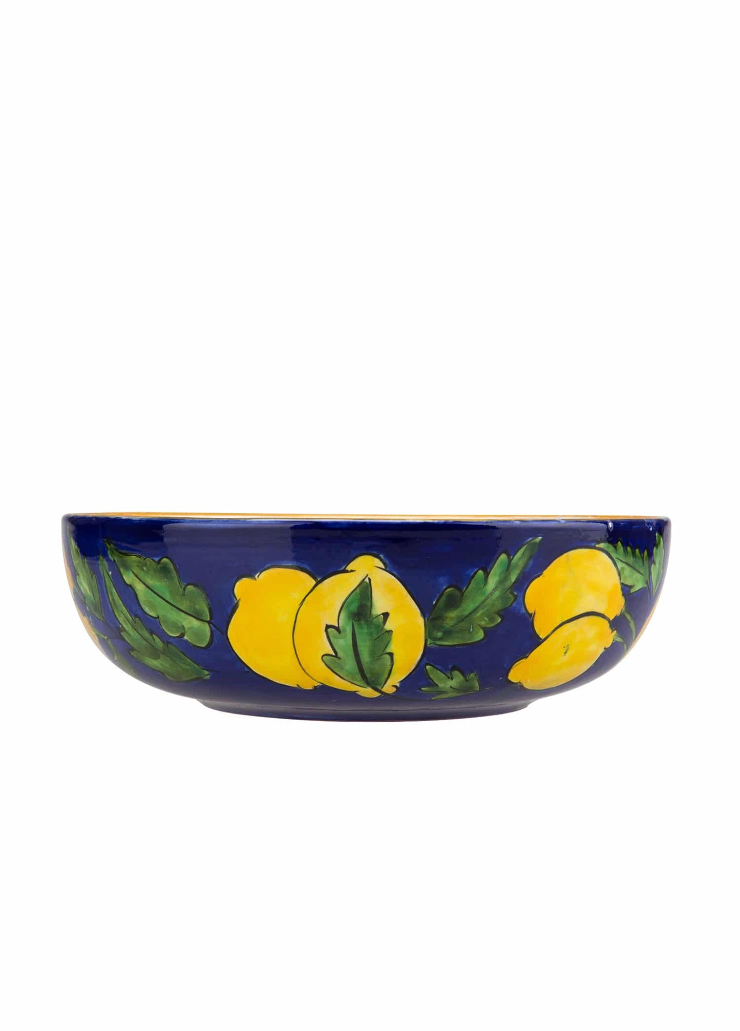 Amalfi Coast Handmade Cobalt Ceramic Salad Bowl (28 cm)