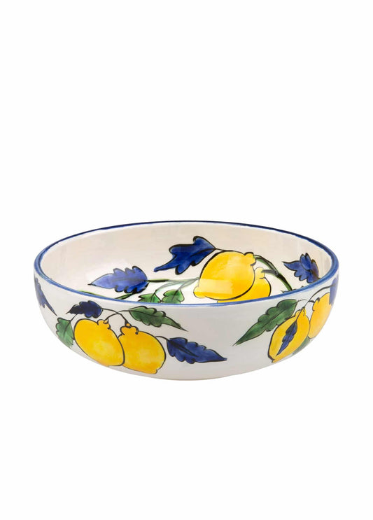 Amalfi Coast Handmade Medium Ceramic Salad Bowl (20 cm)