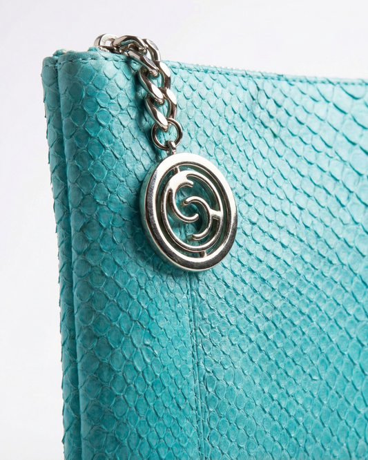 Amsterdam Italian Python Leather Handbag