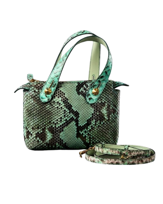 Angelic Italian Python Leather Handbag