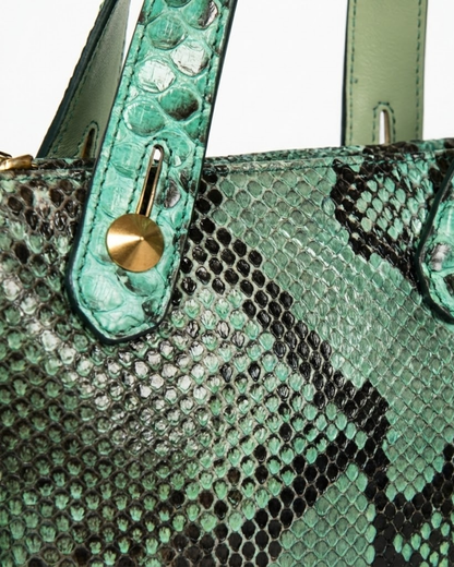 Angelic Italian Python Leather Handbag