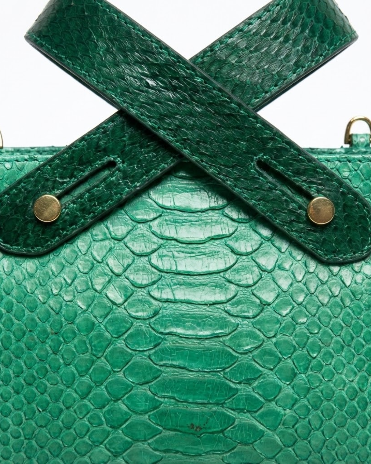 Angelic Italian Python Leather Handbag