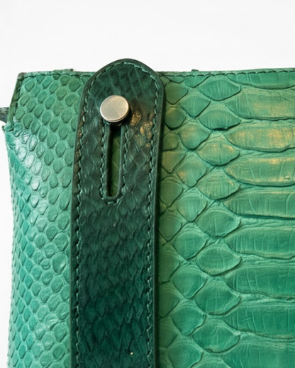 Angelic Italian Python Leather Handbag