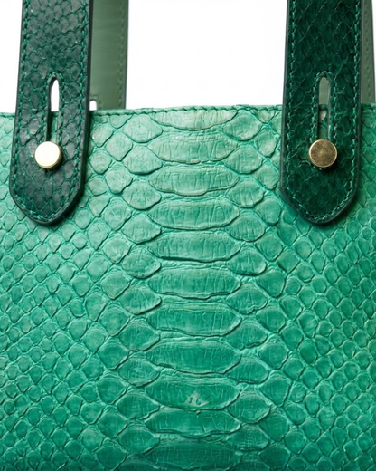 Angelic Italian Python Leather Handbag
