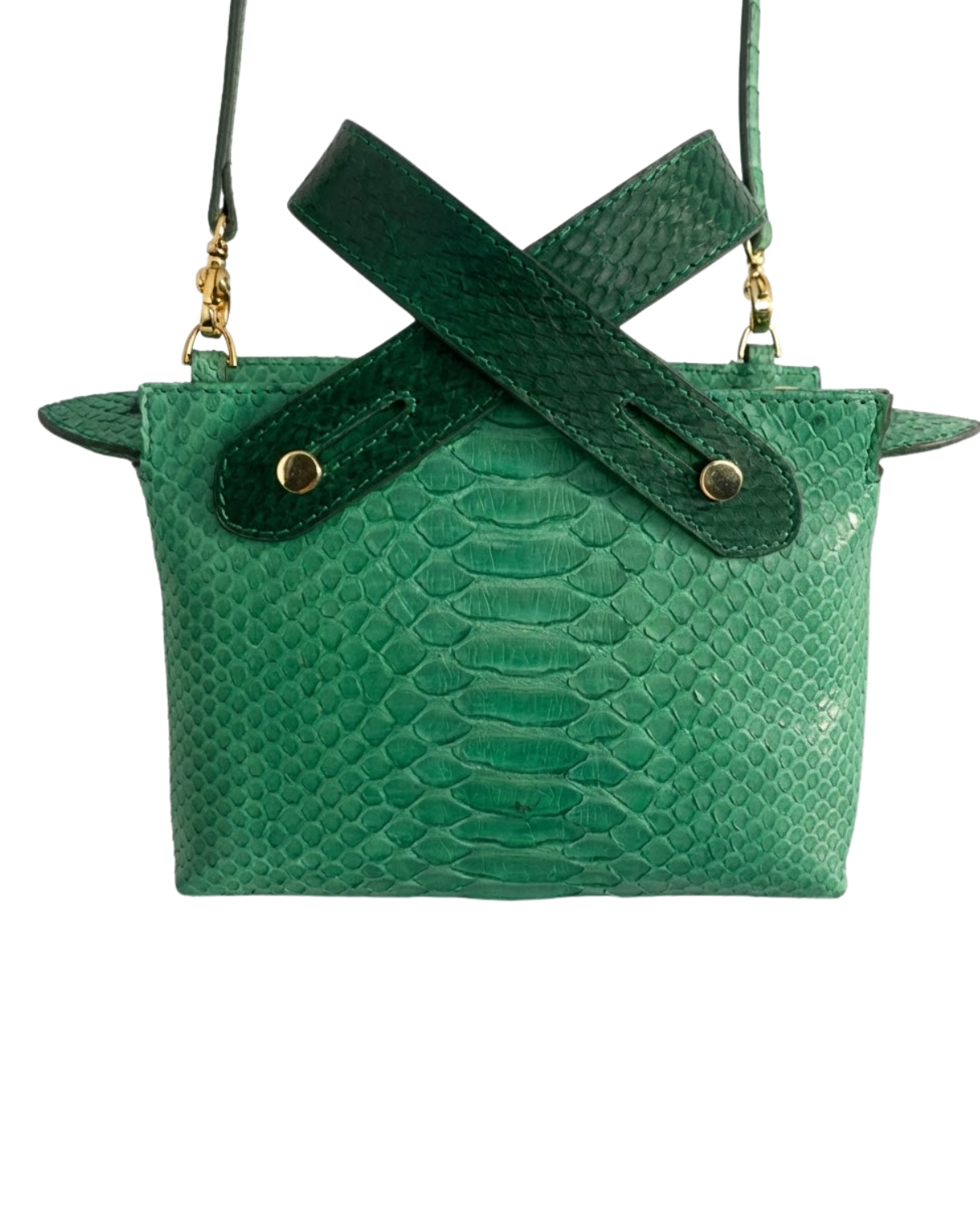 Angelic Italian Python Leather Handbag