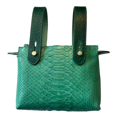 Angelic Italian Python Leather Handbag