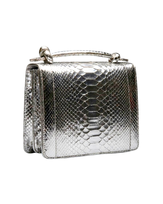 Annapolis Italian Python Leather Handbag