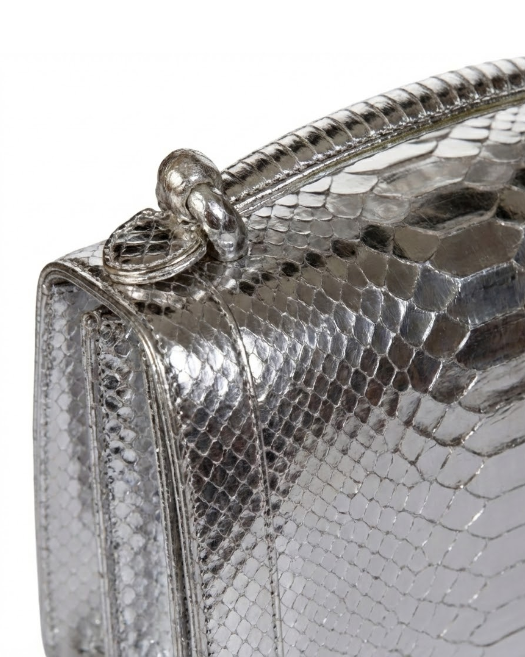 Annapolis Italian Python Leather Handbag