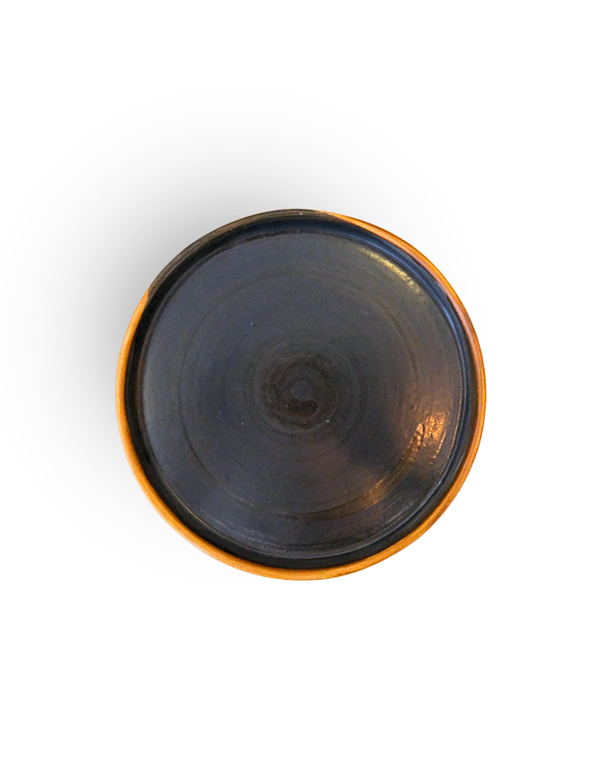 Auburn Glow 16 cm Abstract Handmade Ceramic Plate