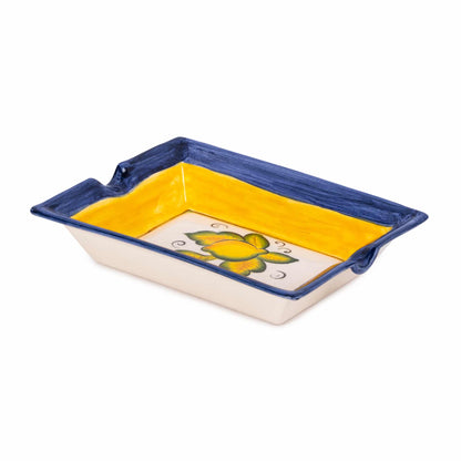 Brava Lemon Handmade Ceramic Blue Cigar Holder