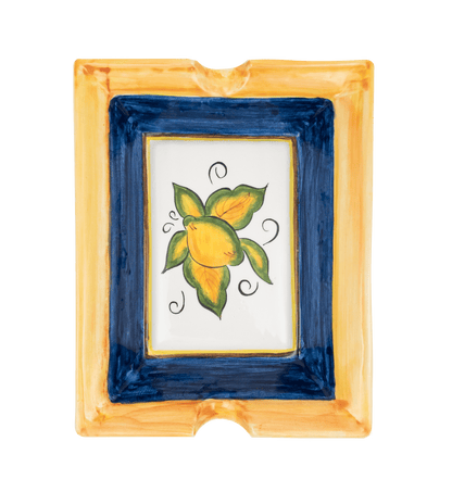 Brava Lemon Handmade Ceramic Mustard Cigar Holder