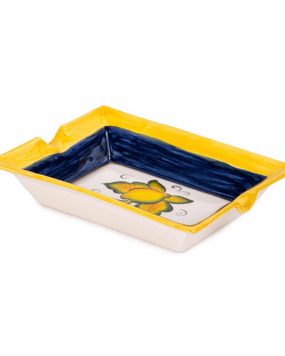 Brava Lemon Handmade Ceramic Mustard Cigar Holder