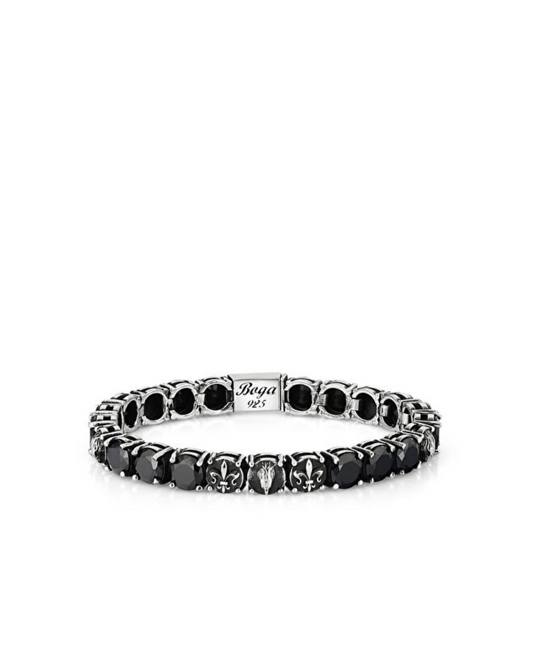 B Lock Fdelis Eagle Tennis Black Men’s Bracelet