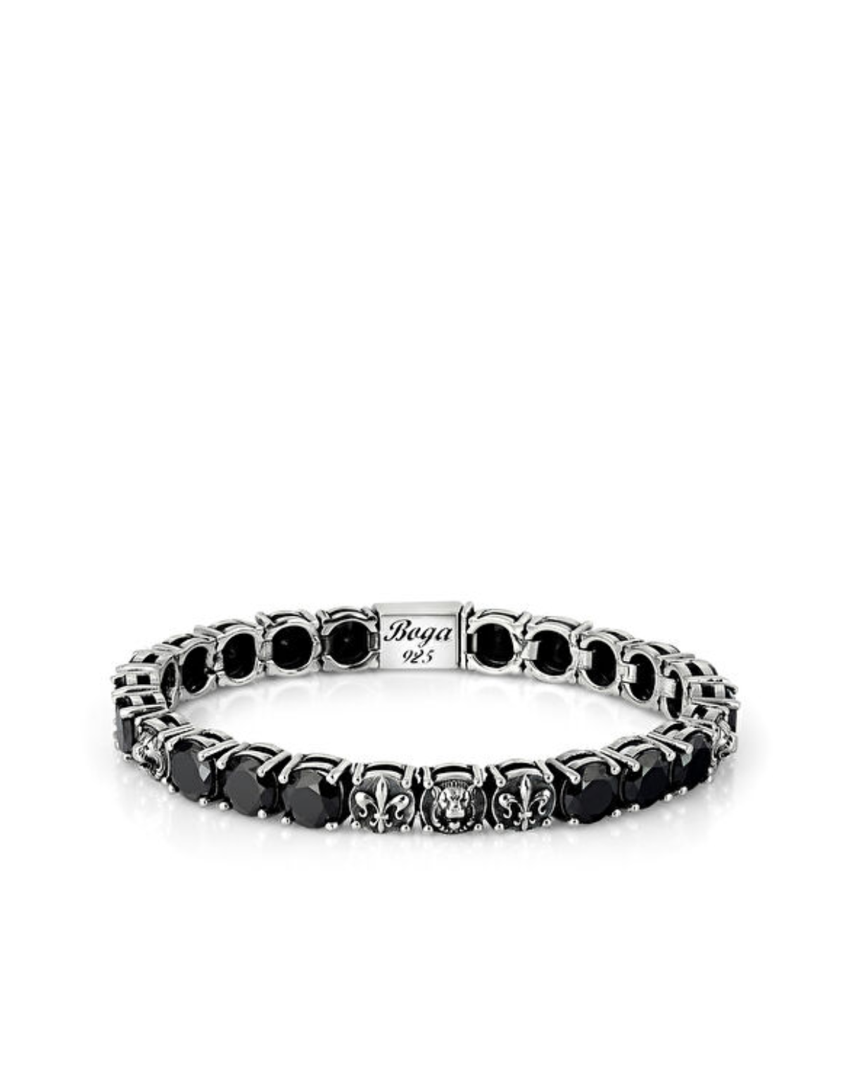 B Lock Fdelis Lion Tennis Black Men’s Bracelet