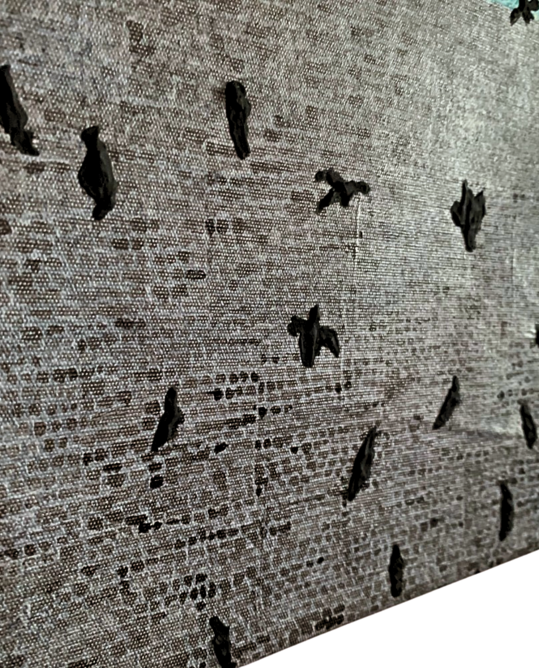 Birdy 25x25cm Neo-Organic Surrealist Painting