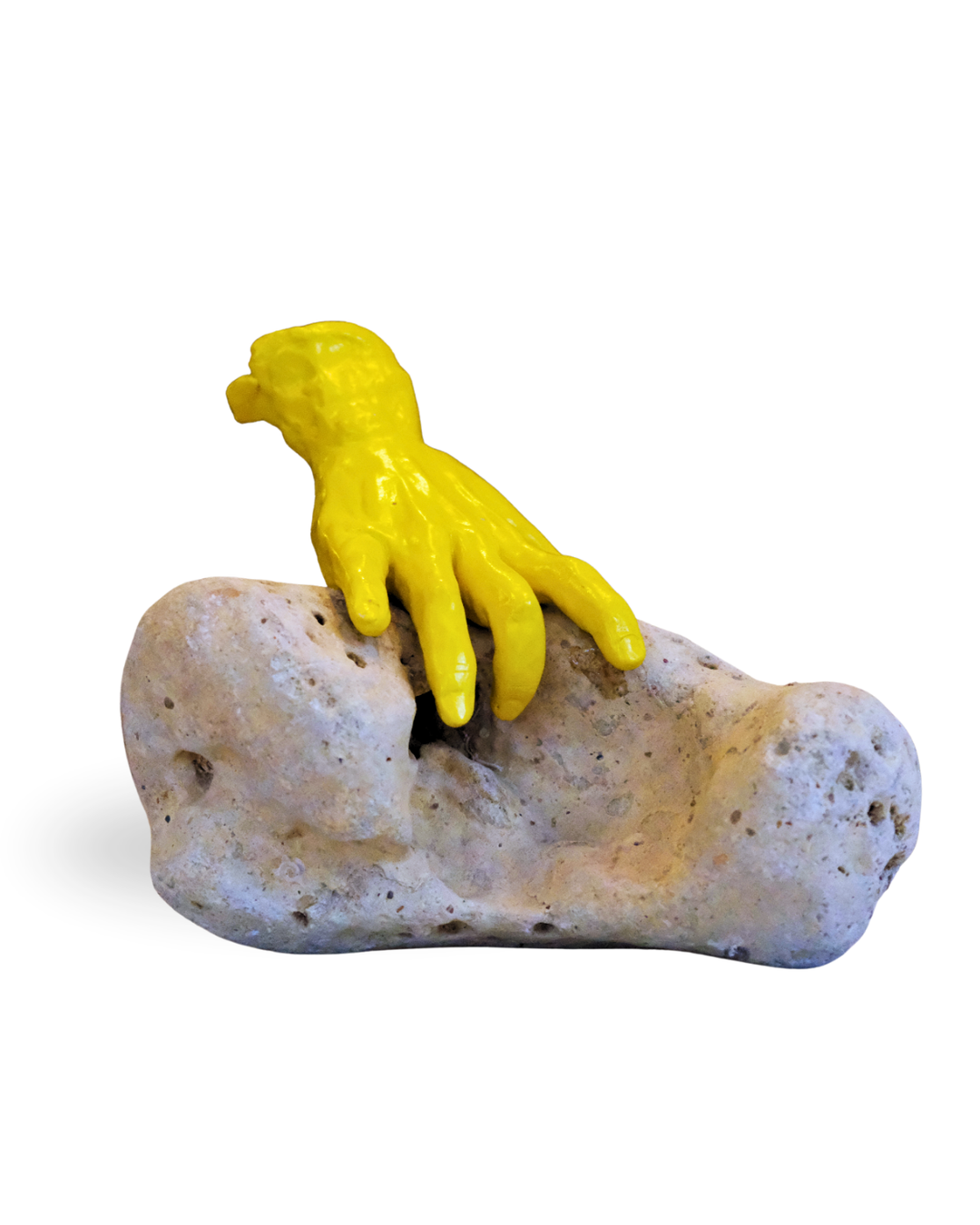 Bloomtouch Handmade Yellow Hand Sculpture