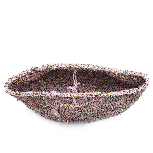 Capri In Lavender Basket Tote