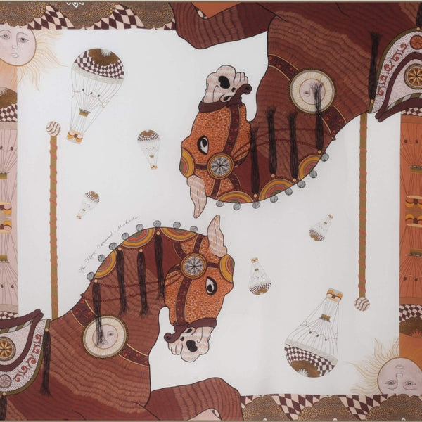The Flying Carousel - Silk Scarf