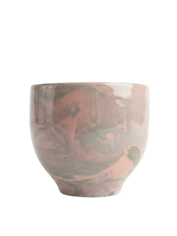 Claynest Handmade Beige Ceramic Shot Cup