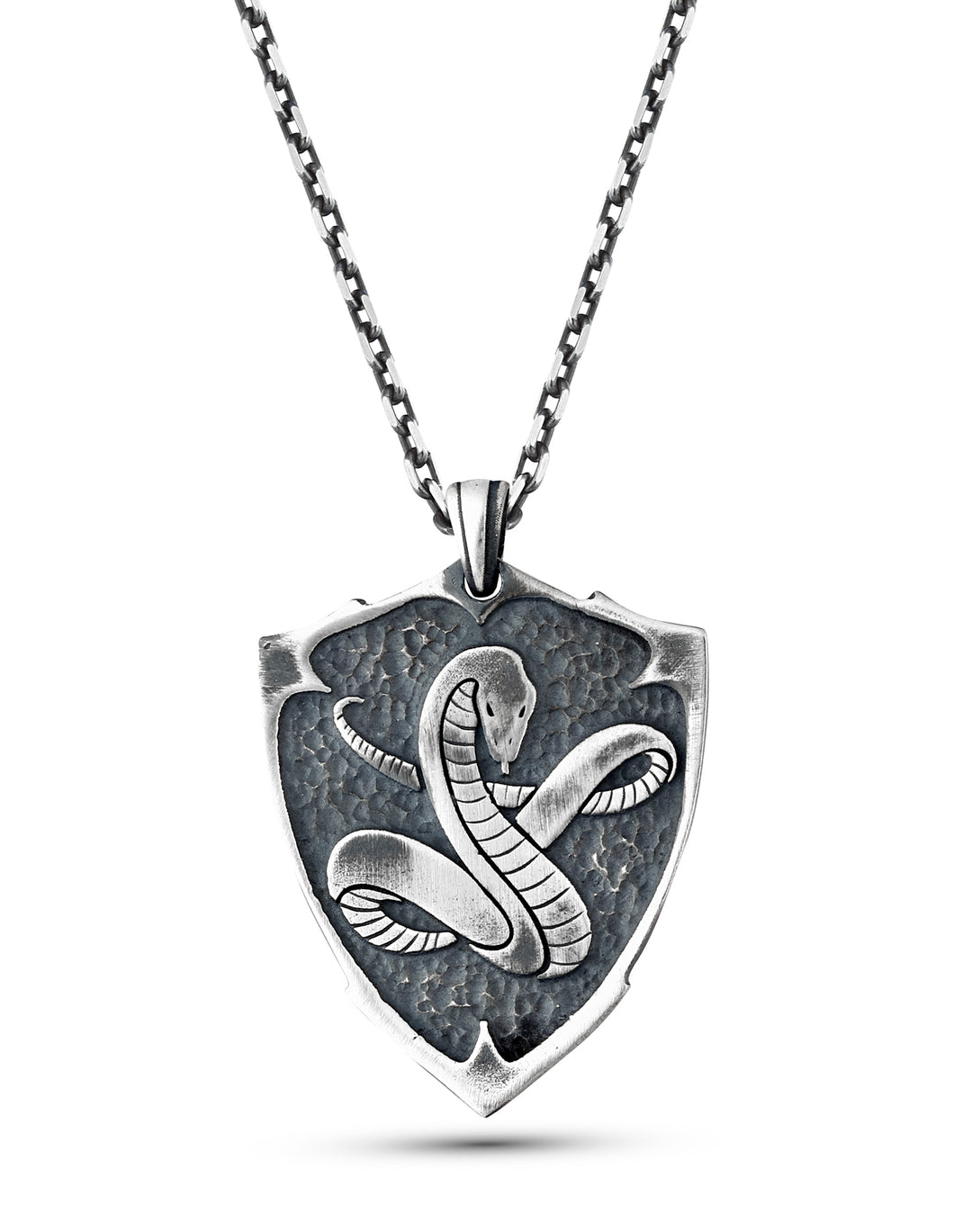 Cobra Men’s Silver Necklace