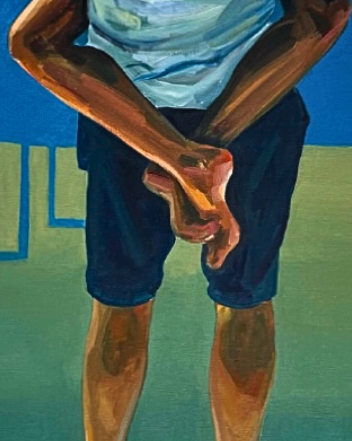 Compassion 50×80cm Figurative Expressionism Surrealism Oil Painting