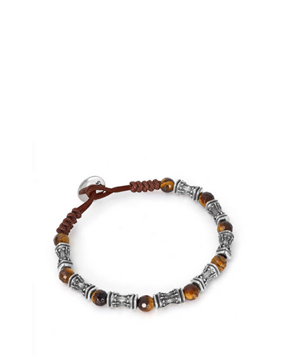 Concave Fleur De Lis Men’s Silver Bracelet