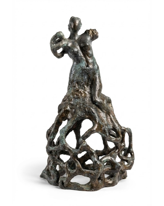 Connection 58 x 34 x 34 cm Handmade Ceramic & Mixed Media Sculpture