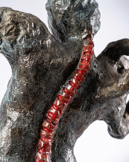 Connection 58 x 34 x 34 cm Handmade Ceramic & Mixed Media Sculpture