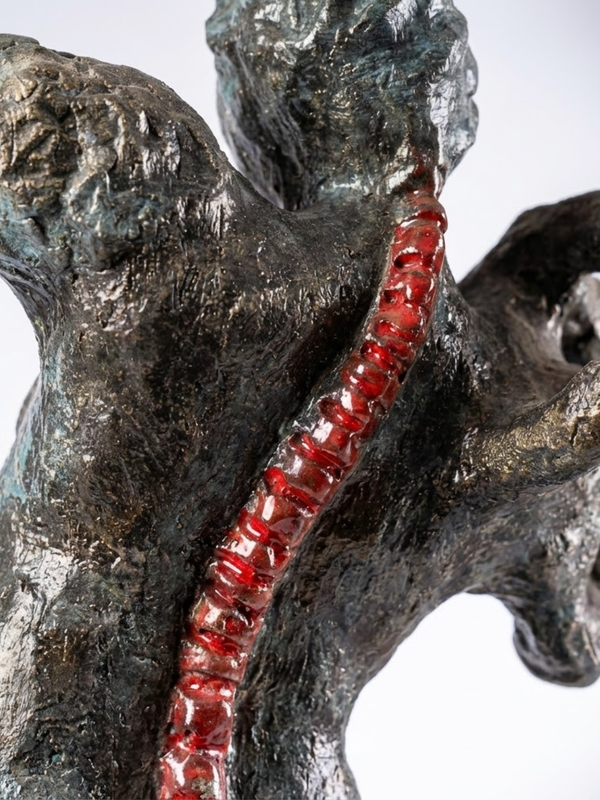 Connection 58 x 34 x 34 cm Handmade Ceramic & Mixed Media Sculpture