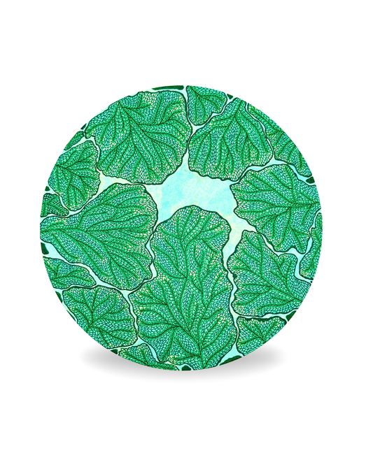 Crown Shyness 25cm Archival Ink & Watercolor Drawing