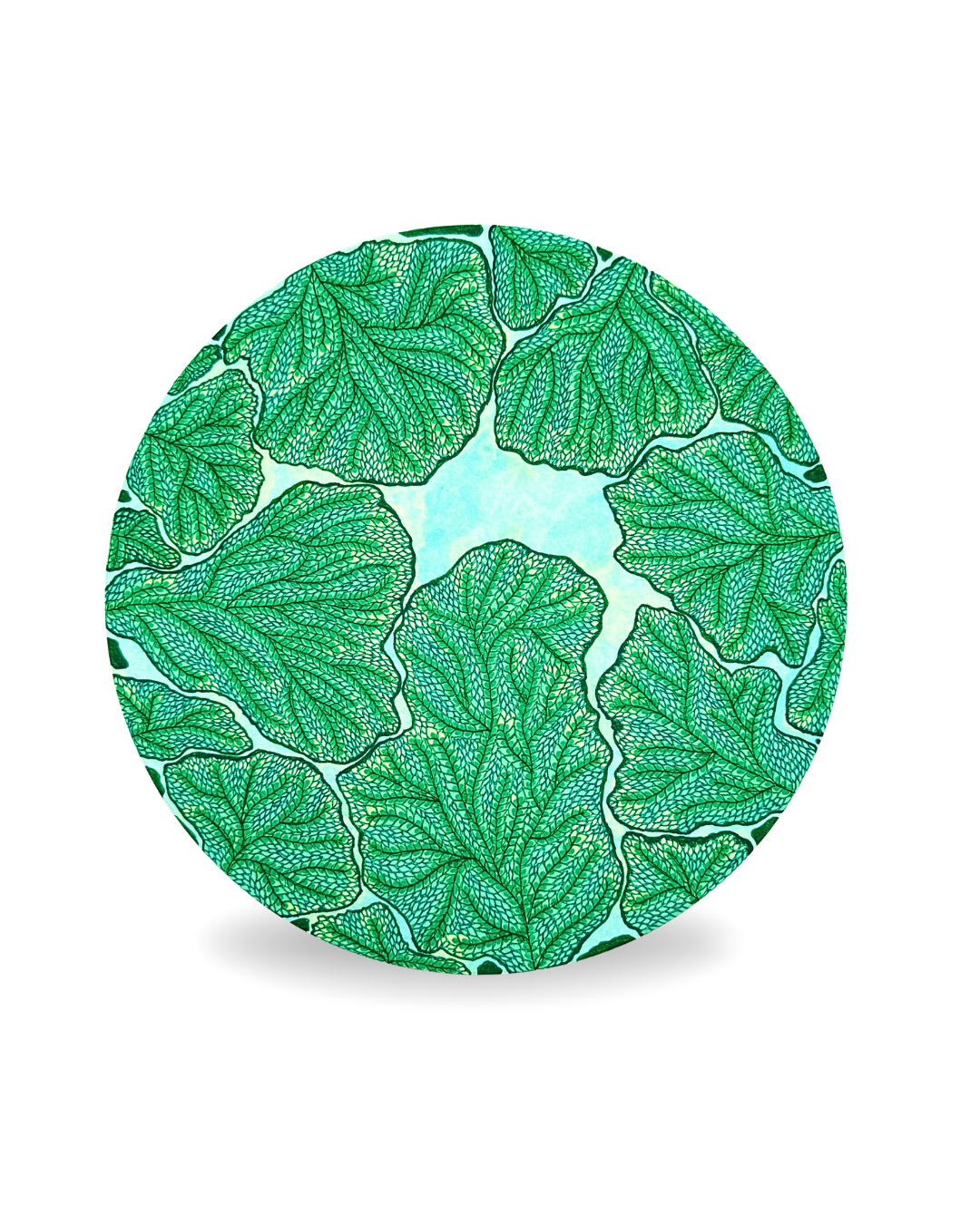 Crown Shyness 25cm Archival Ink & Watercolor Drawing