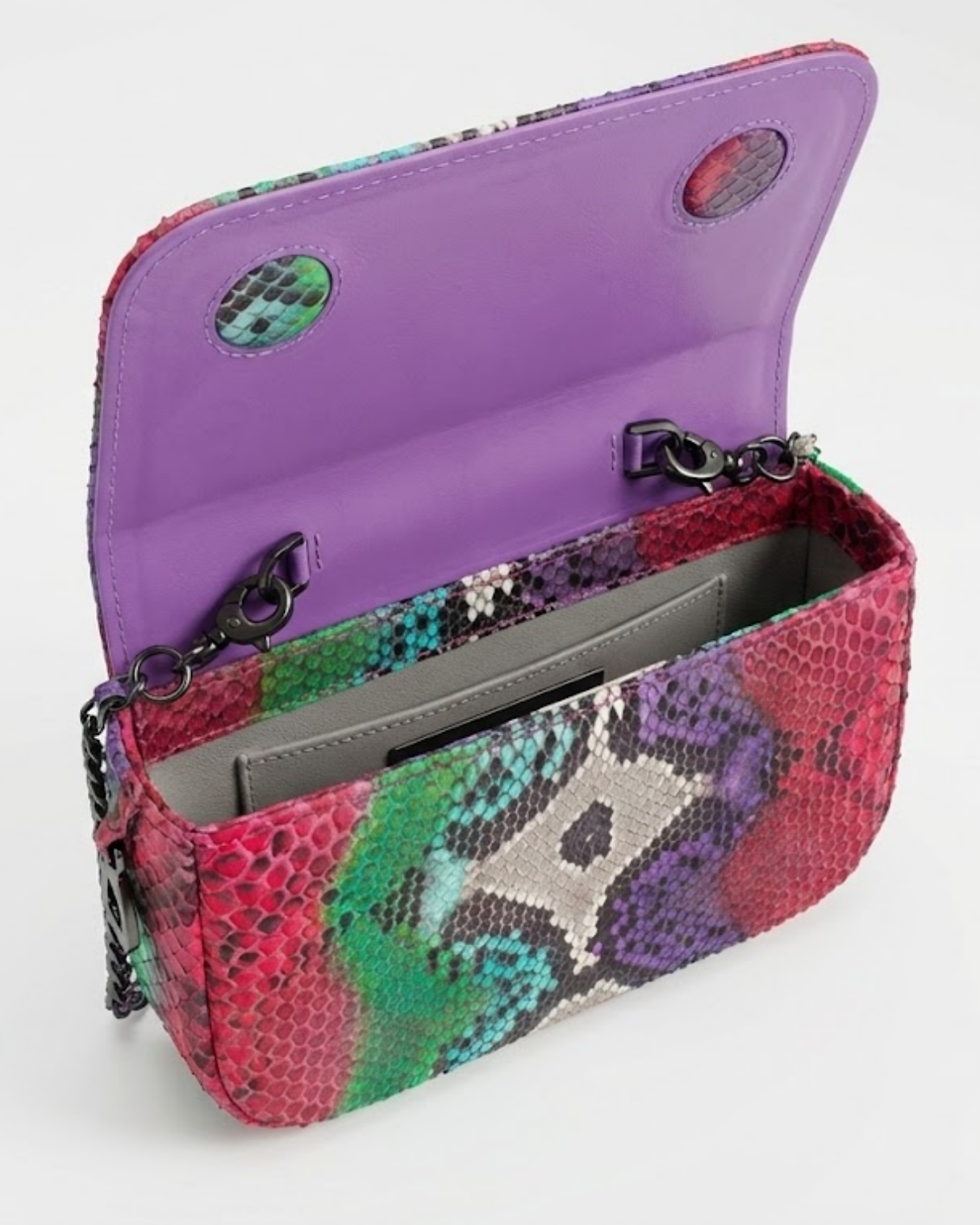 Downing Italian Python Leather Handbag