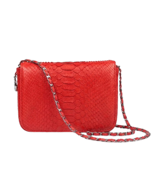 Downing Italian Python Leather Handbag