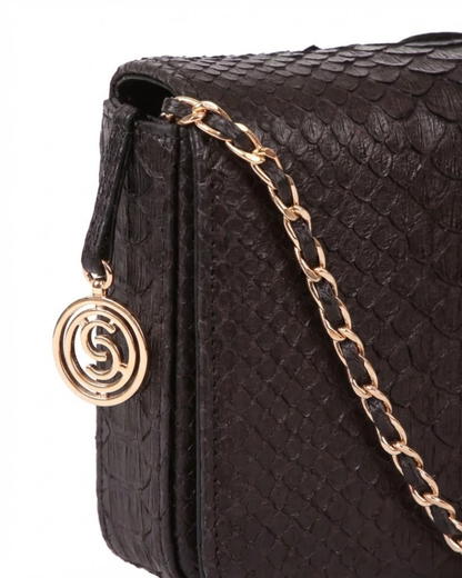 Downing Italian Python Leather Handbag
