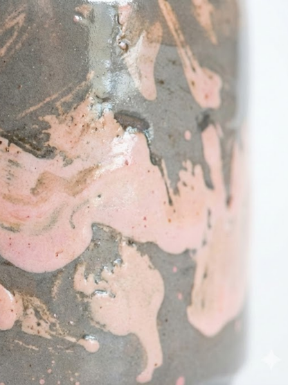 Earthtone Shot Handmade  Brown Cup