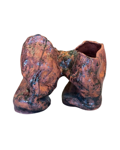 Emberflow Handmade Ceramic Rust Vase