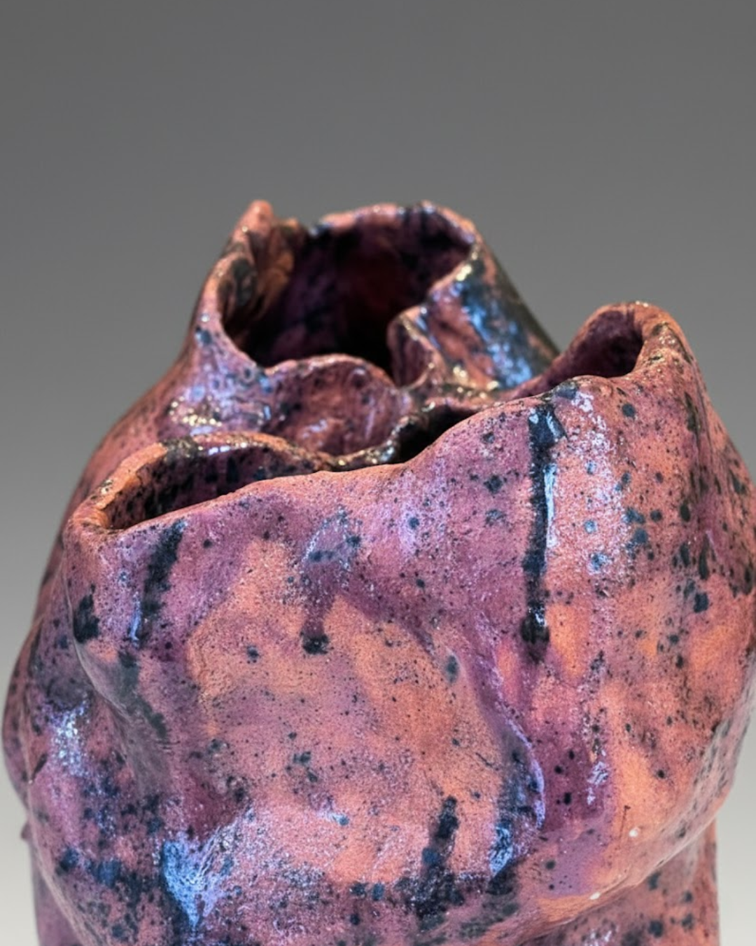 Emberflow Handmade Ceramic Rust Vase