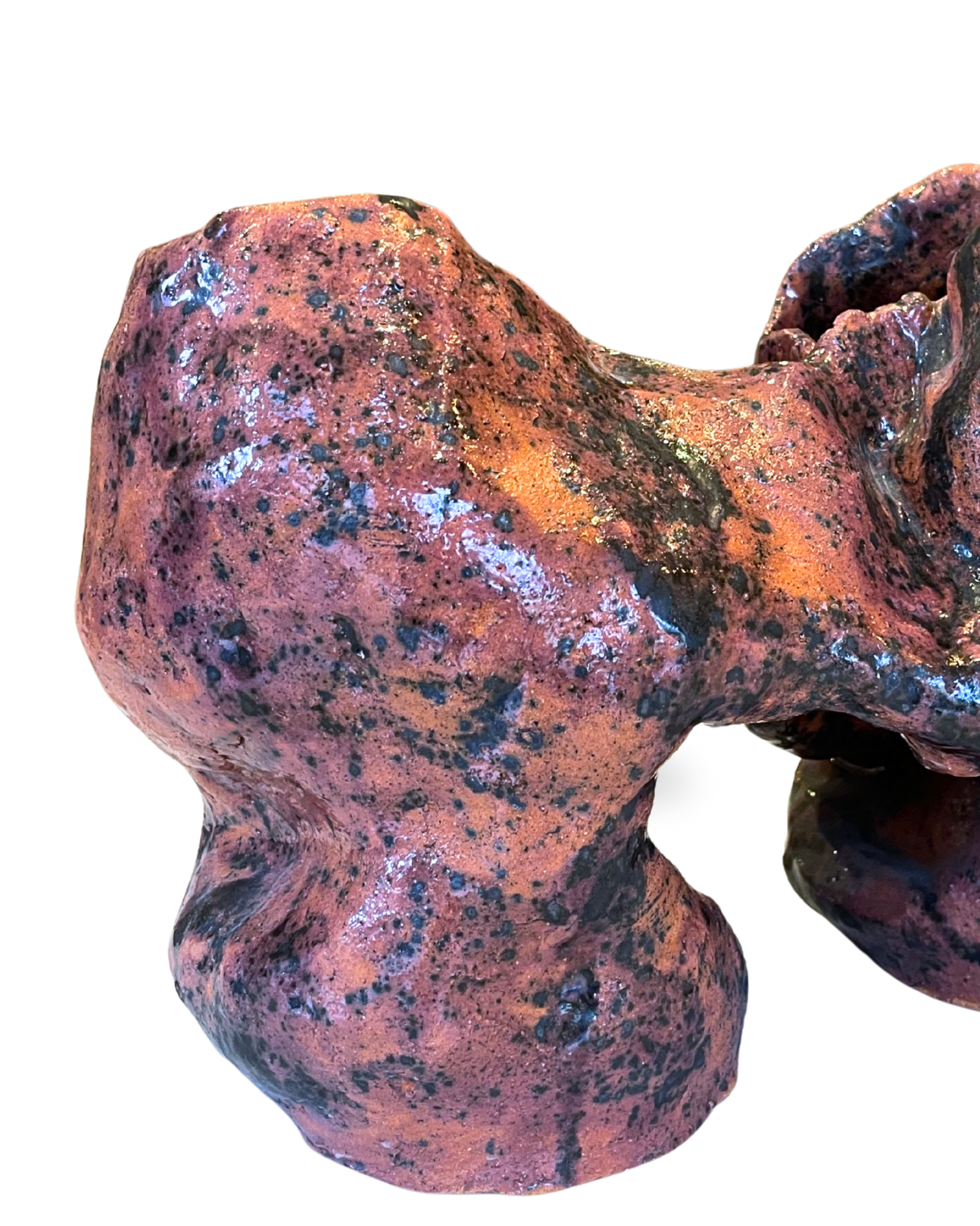 Emberflow Handmade Ceramic Rust Vase