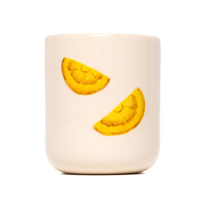 Amalfi Coast Two-Slice Lemons Handmade Ceramic Mug