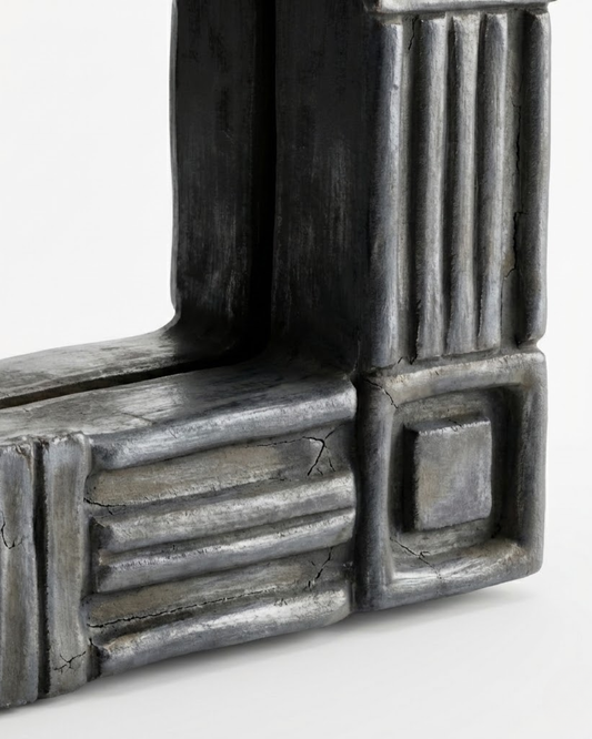 Frameedge 30×30 cm Abstract Handmade Ceramic Mirror