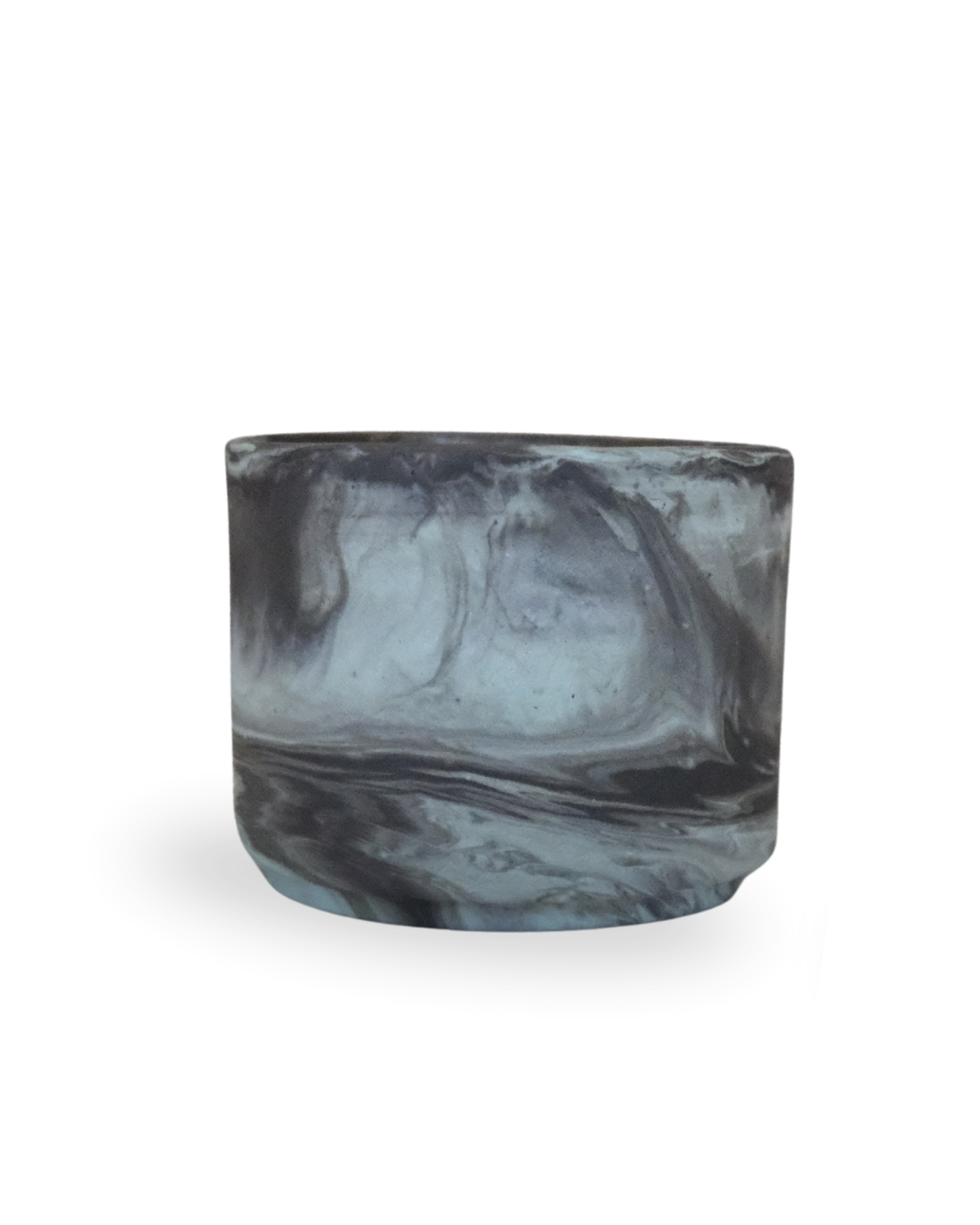 Marble Sip 5×5 cm Abstract Handmade Ceramic Shot Cup