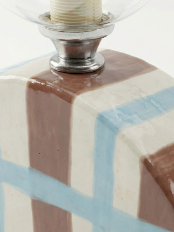 Gridplay Handmade Geometric Ceramic Lamp