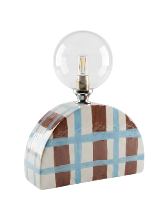 Gridplay Handmade Geometric Ceramic Lamp