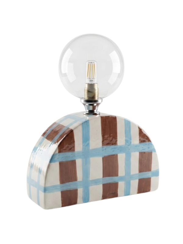 Gridplay Handmade Geometric Ceramic Lamp