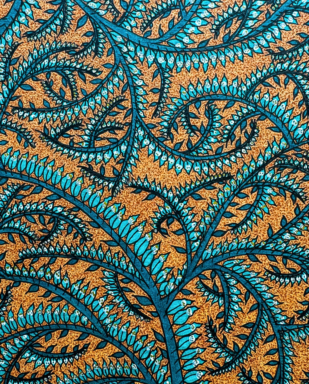 Heliotropium 30cm Archival Ink & Marker Drawing