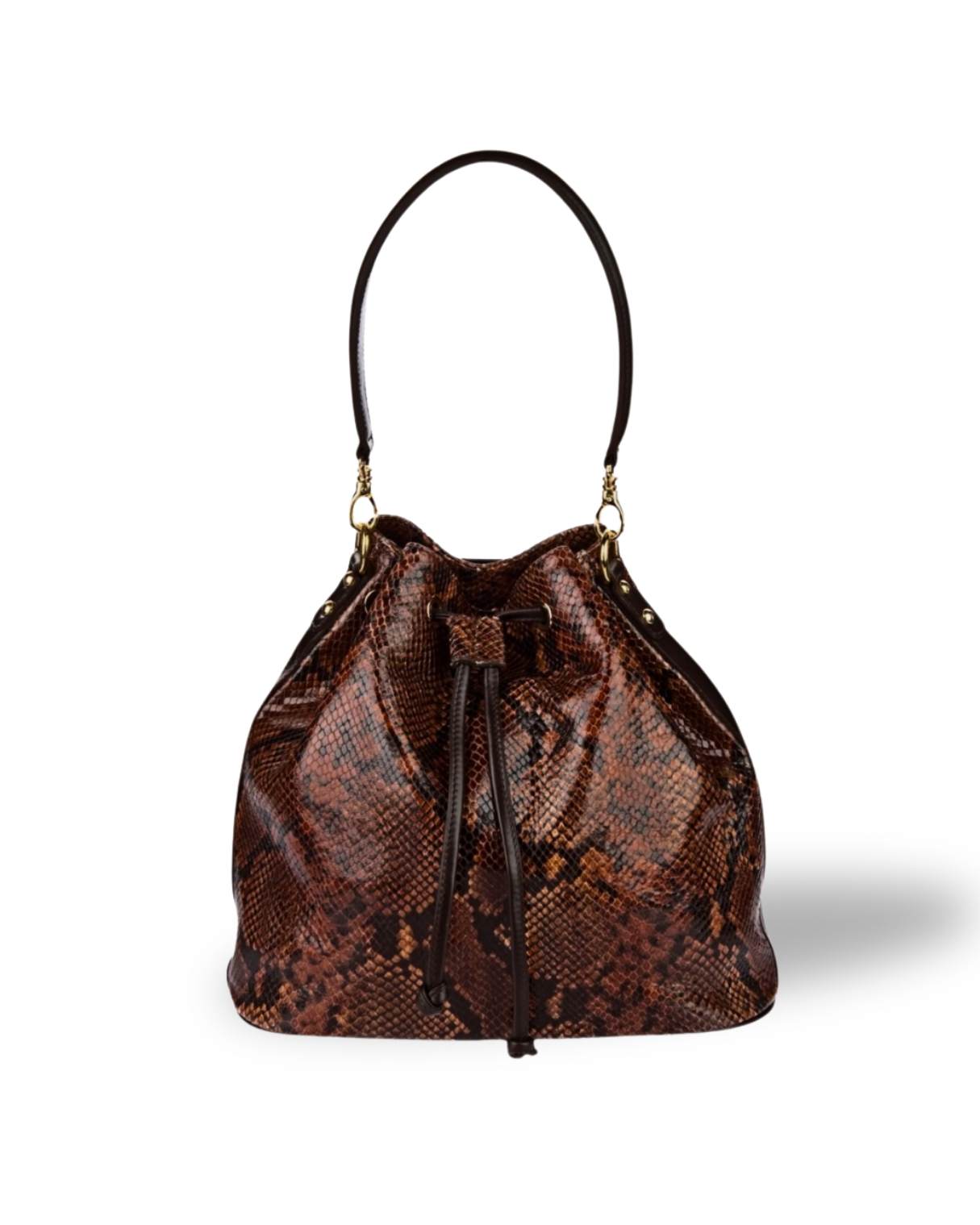 Austin Italian Python Leather Handbag
